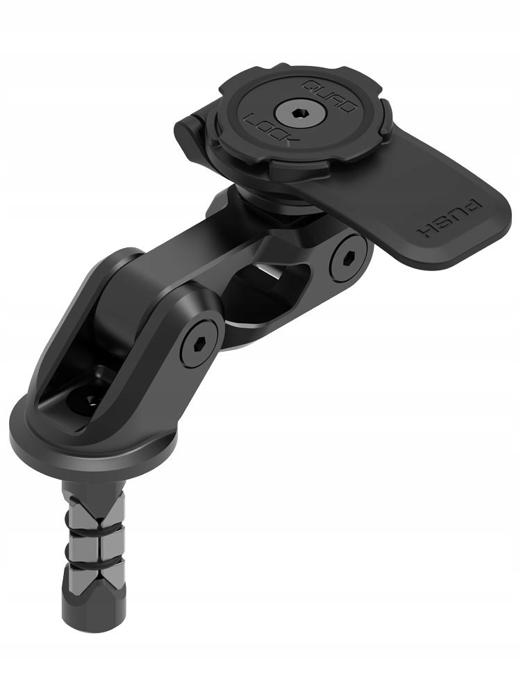 Quadlock Fork Stem Mount Pro je upevnený v tyči hlavy rámu