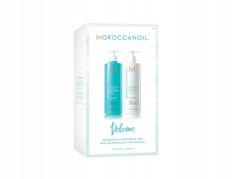 Moroccanoil Duo Pack Objętość zestaw szampon 500ml odżywka 500ml