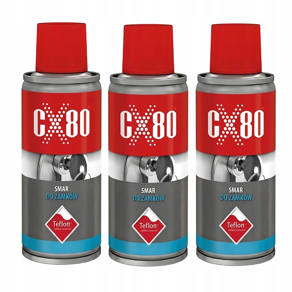 Smar Do Zamków Teflon 150ml CX80 x3