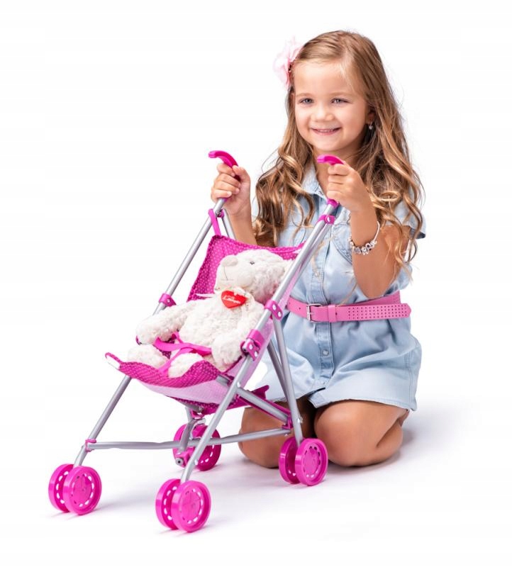 

Wózek dla lalek Spacerówka Parasolka Jednorożec