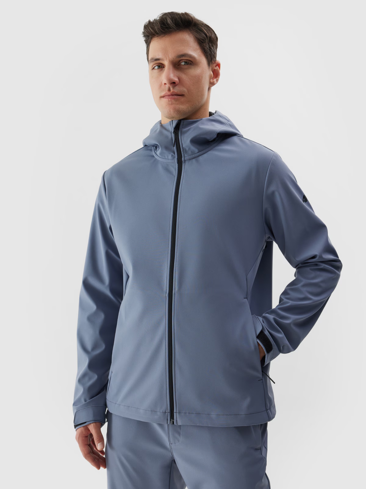 4F Kurtka Męska Softshell Neodry 5000 Niebieski 4FWAW24TSOFM283 R. XL