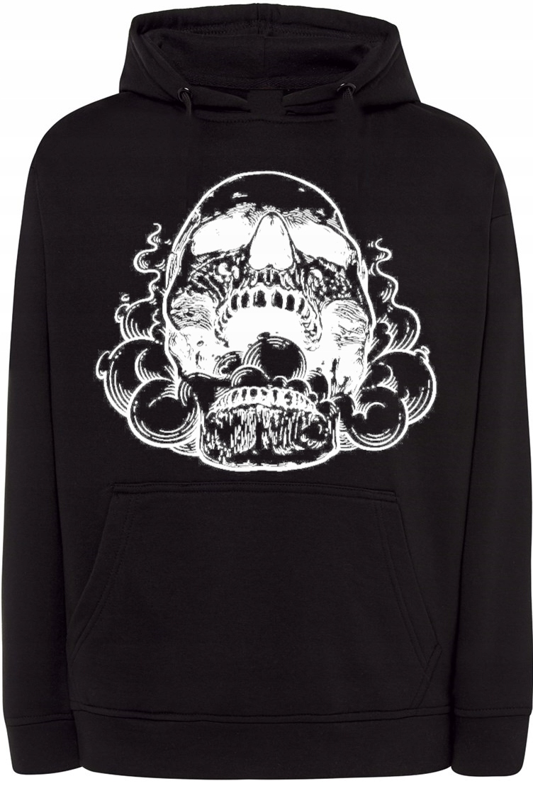 Mikina s pěkným rockovým potiskem Lebka vel. L