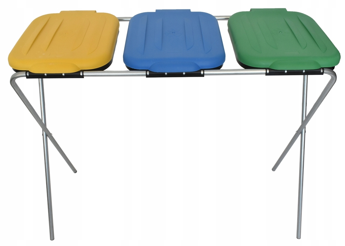 Rám pro třídění odpadků 3 stanoviště 120L