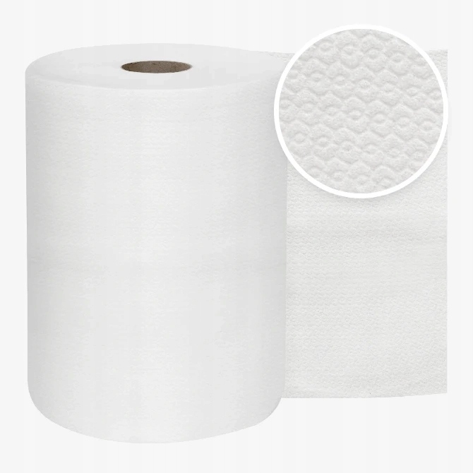 Rubica Ręcznik papierowy celulozowy Airlaid w rolce 85 m 2 sztuki