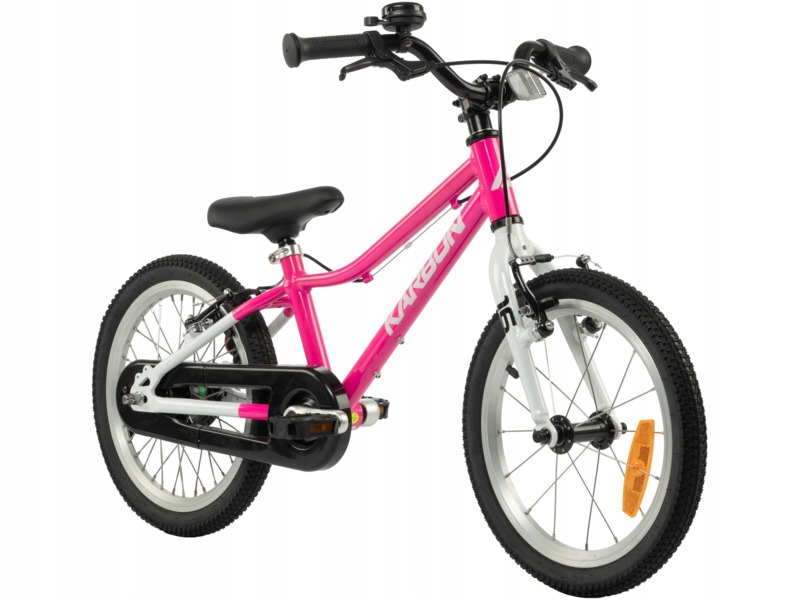 Rower dziecięcy Karbon Superlight Automatic 16 cali dla dziewczynki Różowy