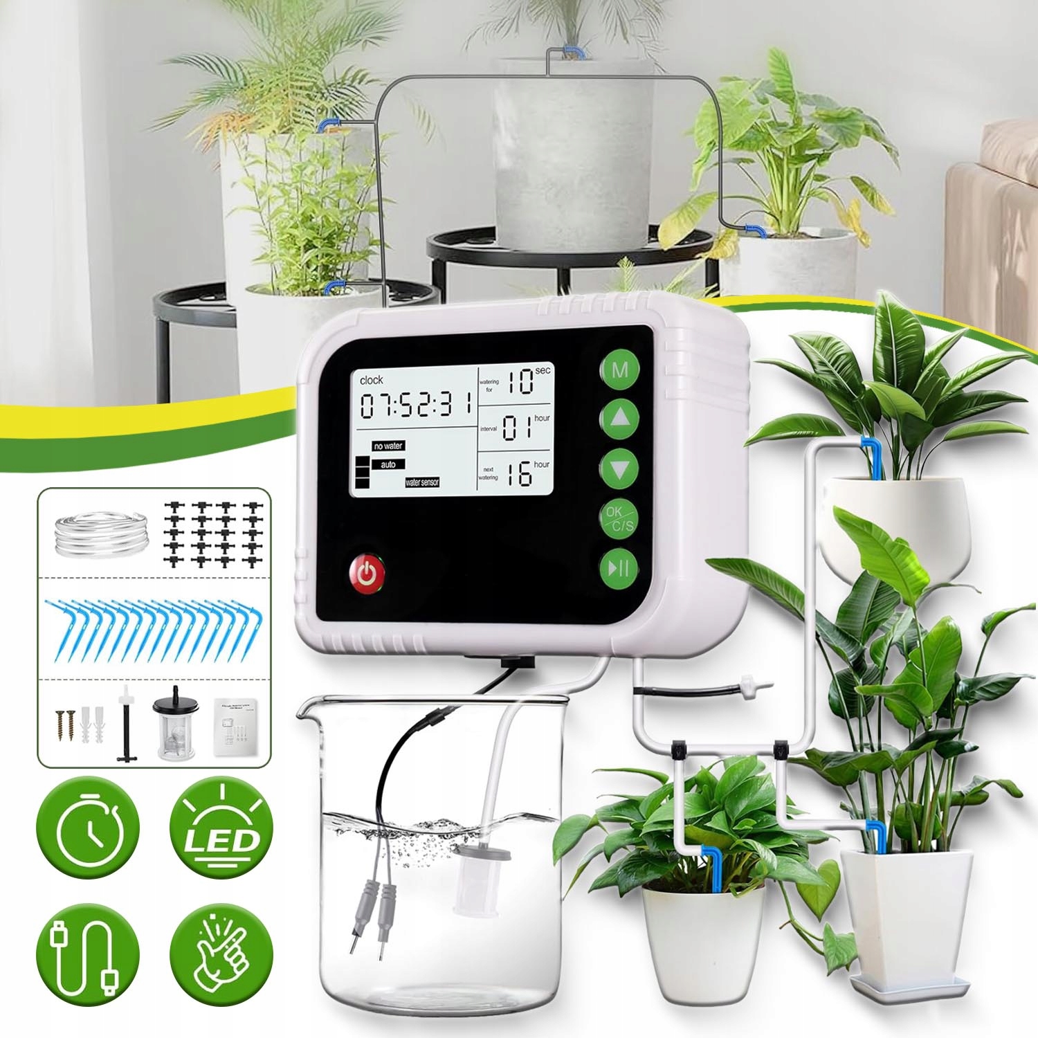 System Nawadniania, Automatyczny System Nawadniania Do Roślin Doniczkowych