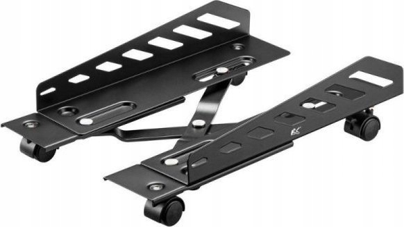 NanoRS Podstawka wózek pod komputer CPU max 25kg kółka NanoRS RS480 Czarny
