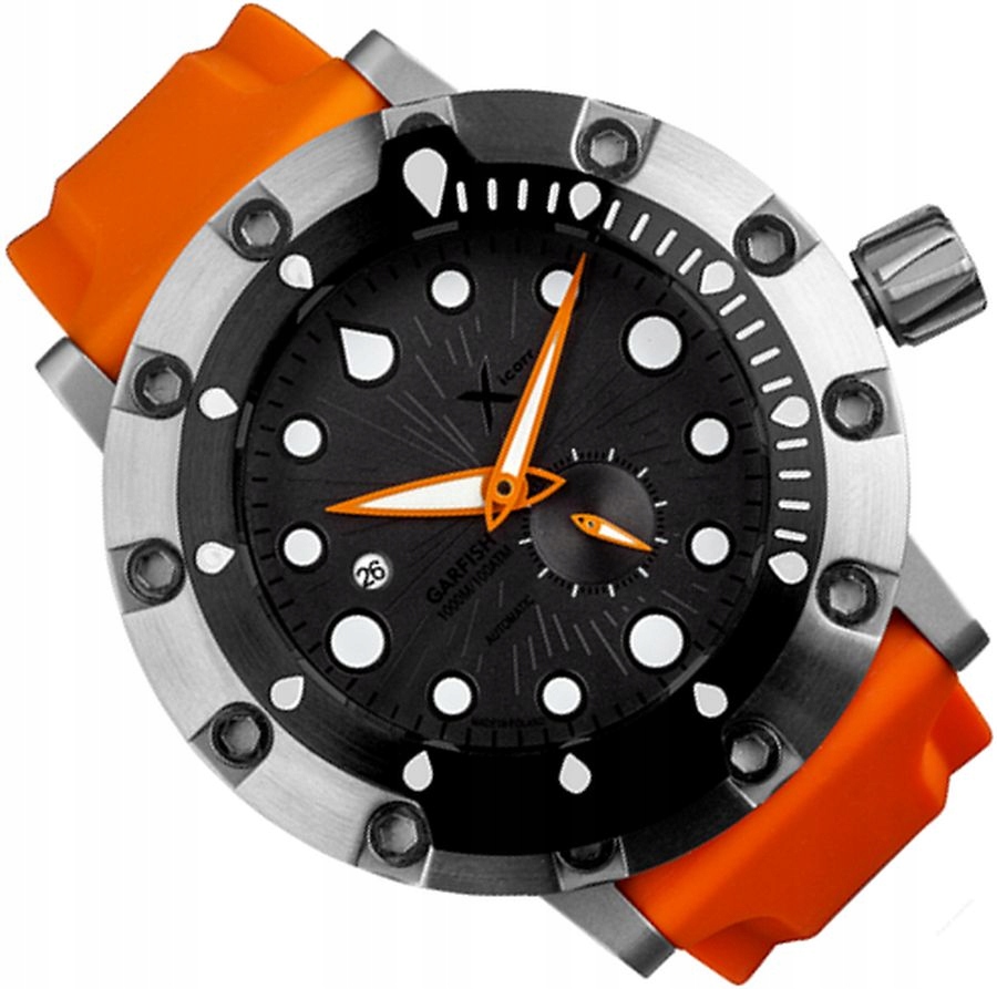 Polský Hodinky Xicorr Garfish GRor X0303 Nurek Gigant WR1000 Automat Diver