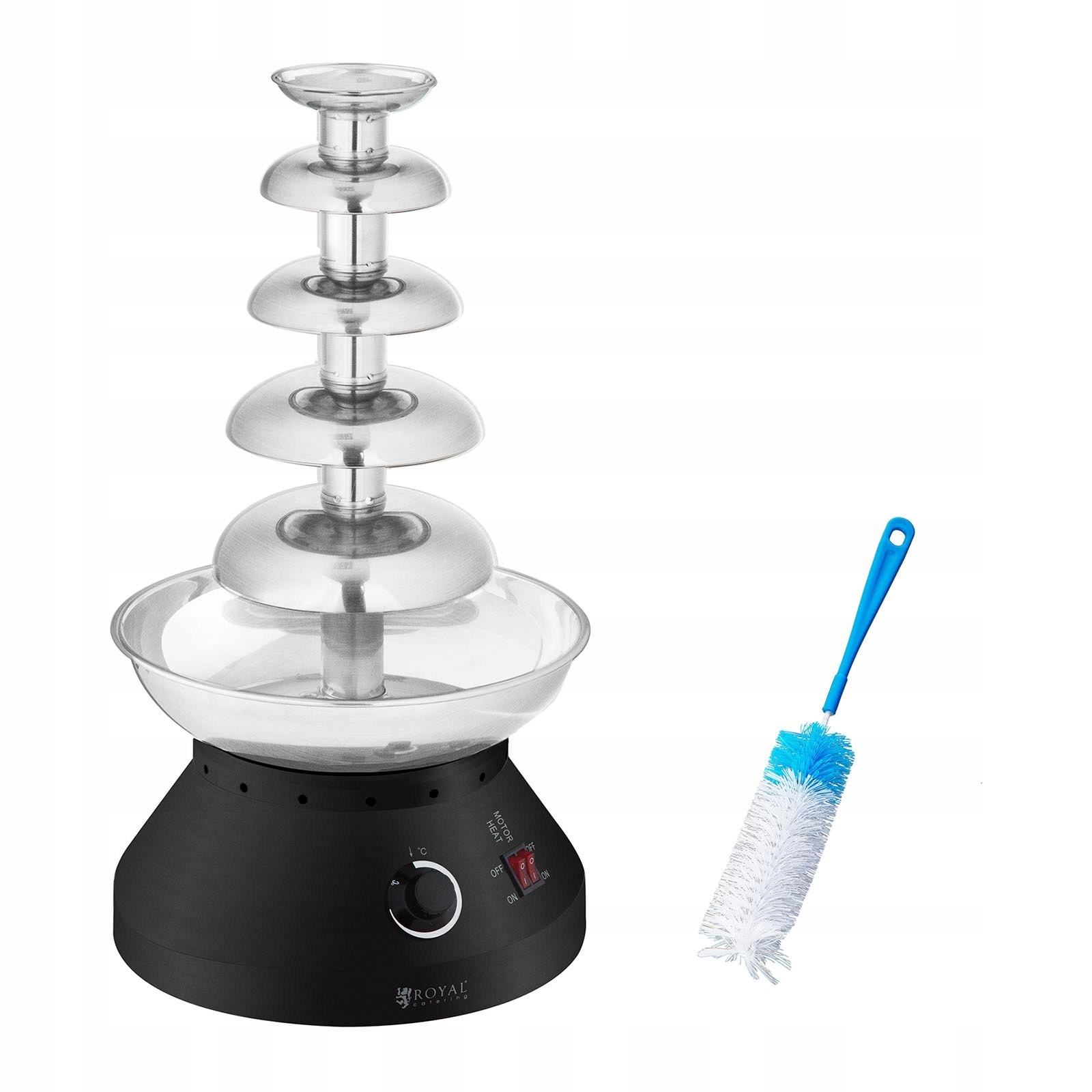 Poschodová čokoládová fontána na čokoládu 5 poschodí 4 kg