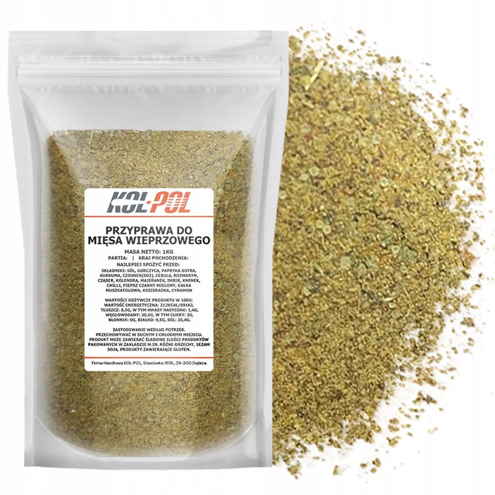 PRZYPRAWA DO MIĘSA WIEPRZOWEGO 1kg Do wieprzowiny
