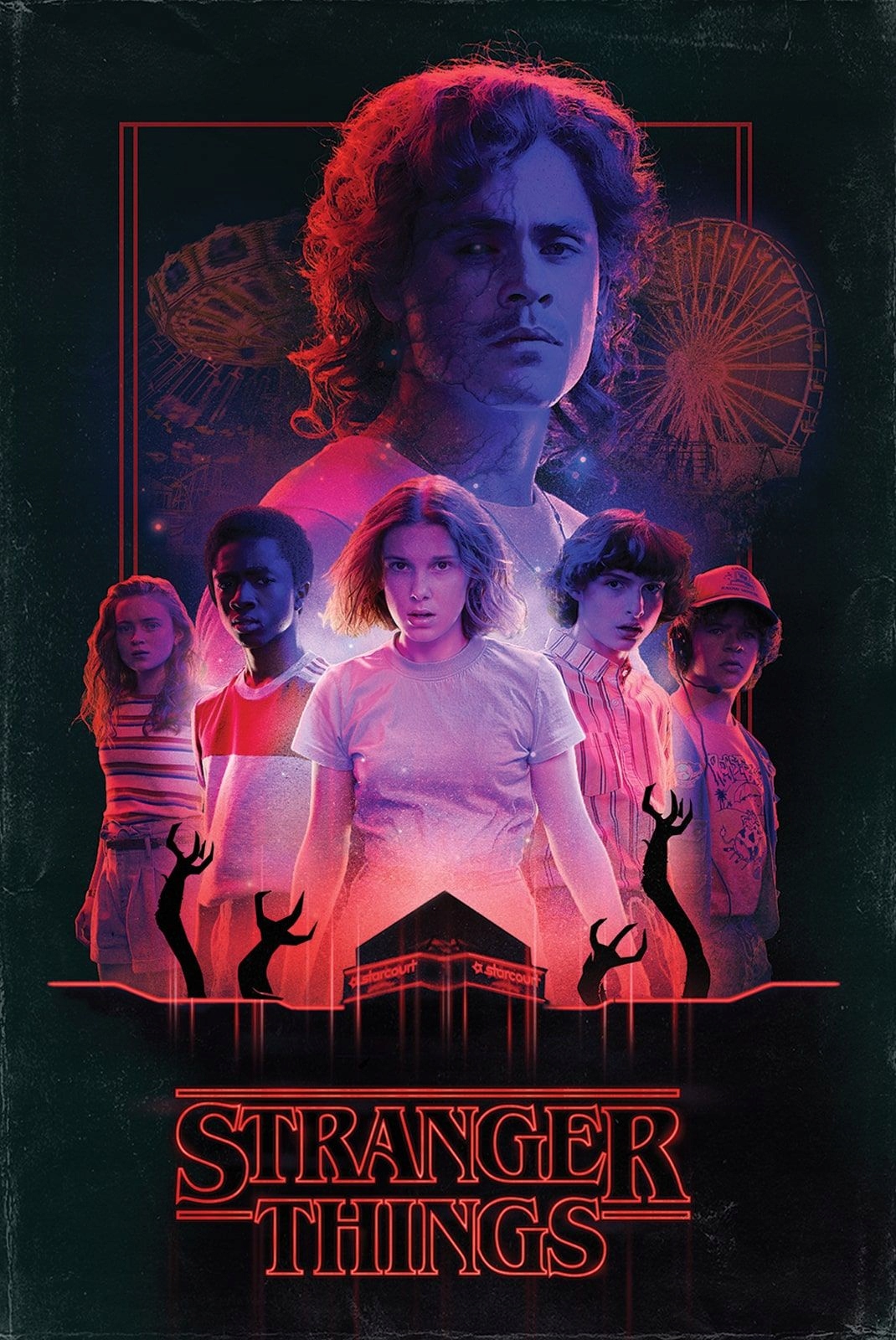 Plakat z serialu Stranger Things Horror 61x91,5 cm