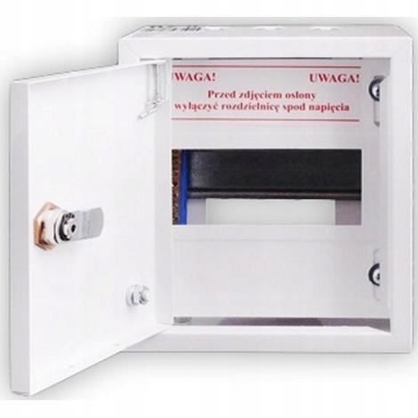 Modulární rozvaděč na omítku bílý 1 x 6-mod Kubiak Rz 0NN