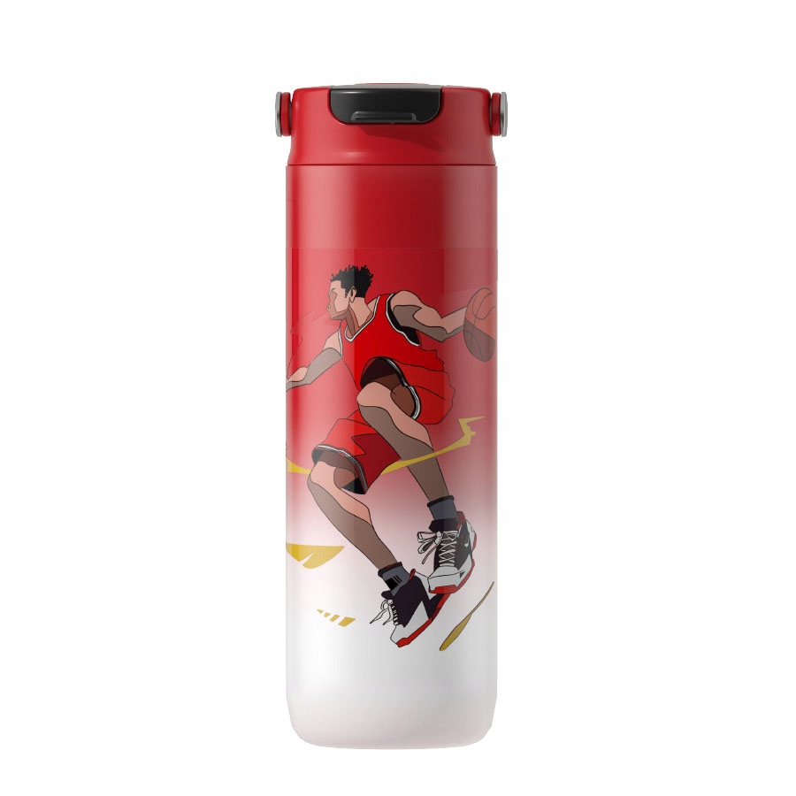 Kubek termiczny dla dzieci z rurką 600ml Basketball Maestro MR-1644-B-NEW