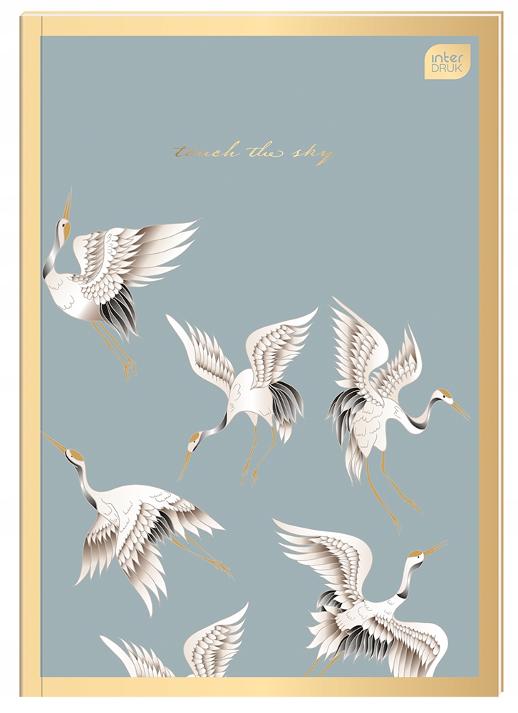 Brulion B5/160# PT Interdruk 70g Satin Gold Format B5