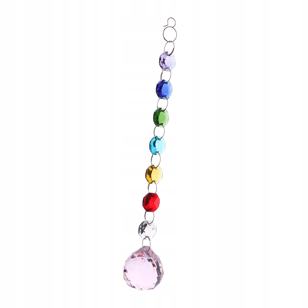 Okrągły kryał Suncatcher Rainbow Gemstone