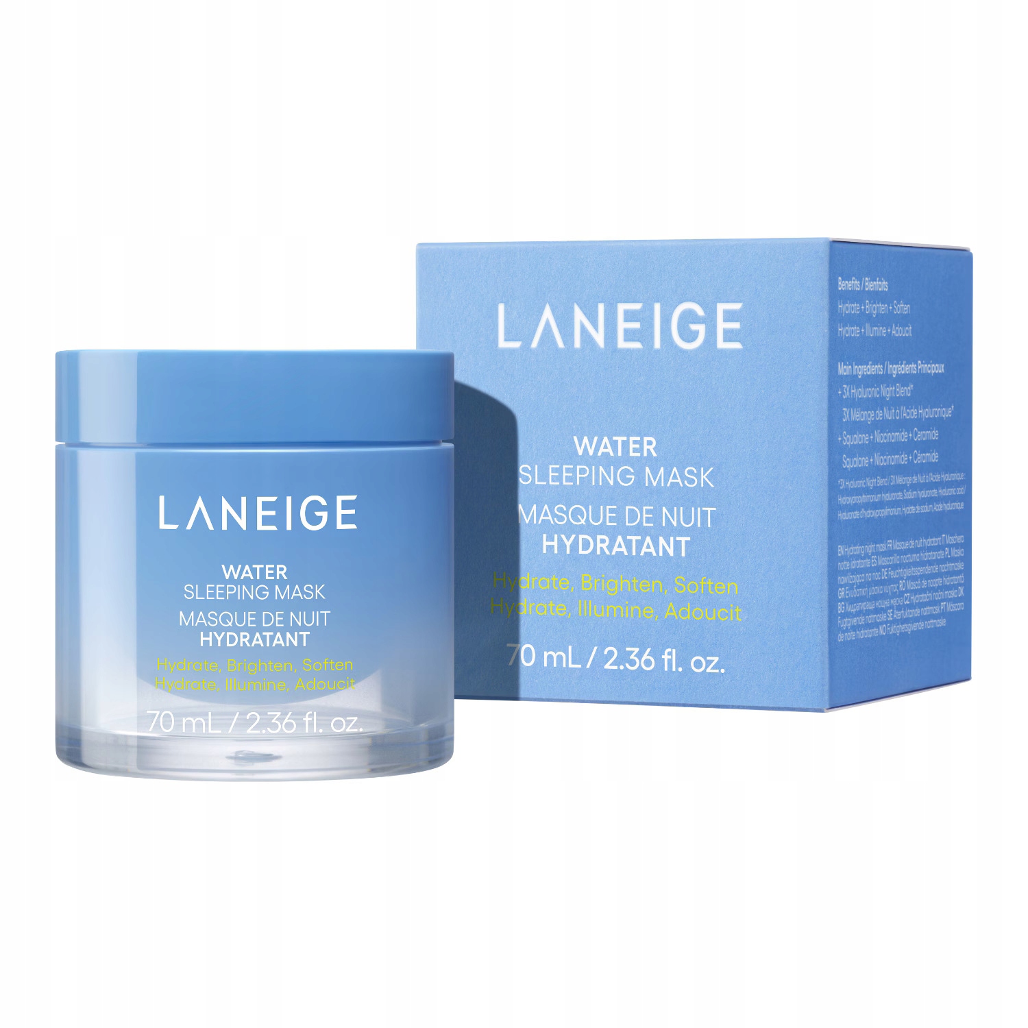Laneige – Water Sleeping Mask – Hydratační maska – Nová verze – 70 ml.