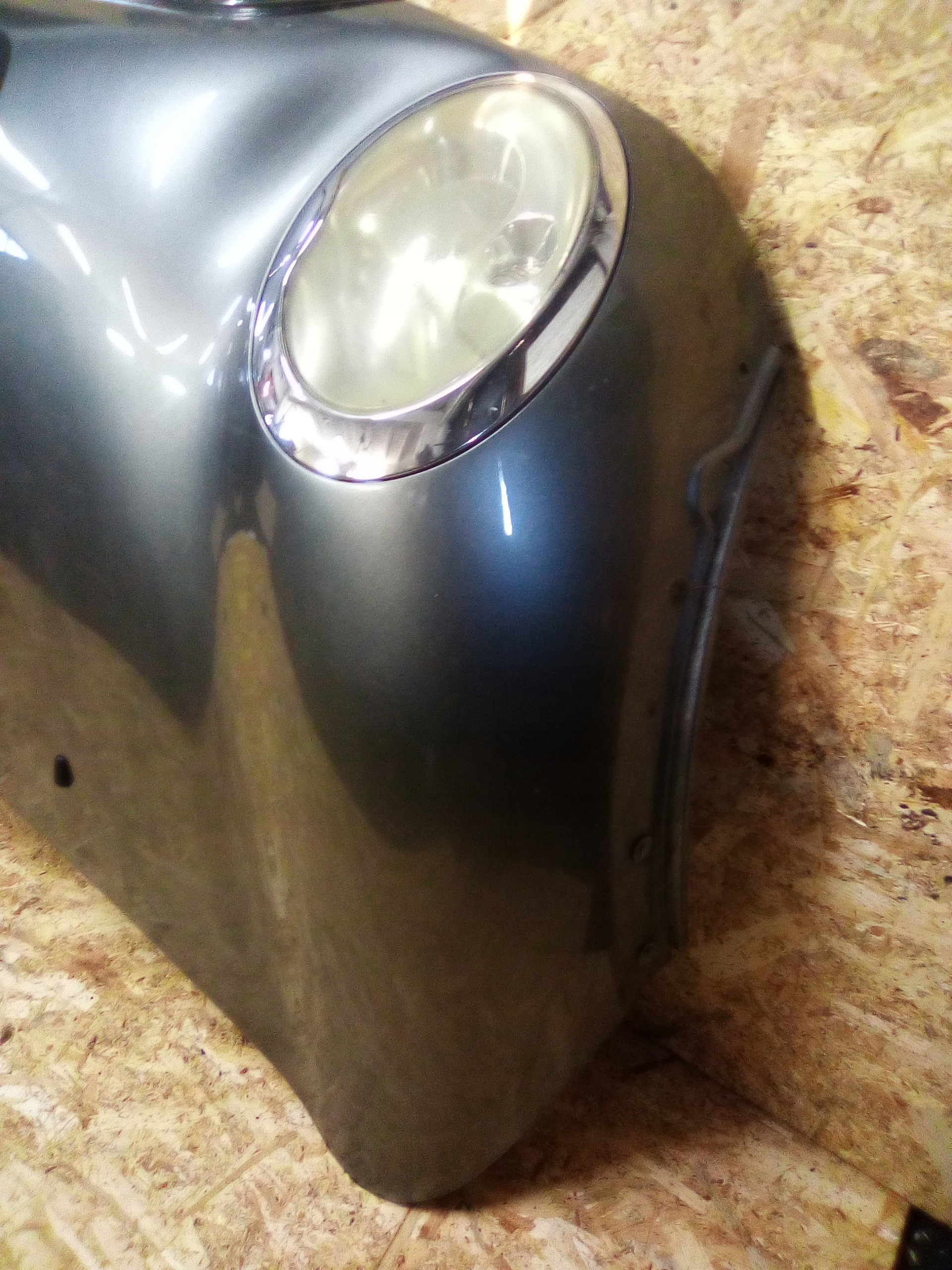 MINI COOPER S R50 R52 R53 bonnet CHROM lights XENON UK complete