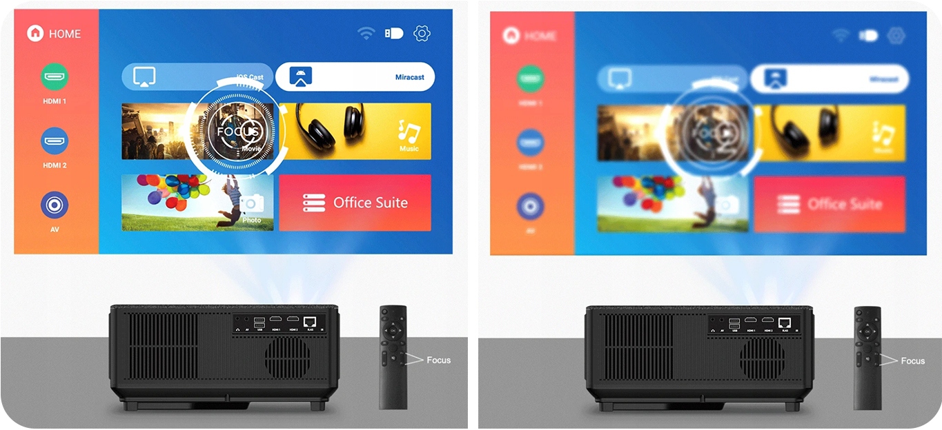 MEGA JASNY! RZUTNIK PROJEKTOR LED ANDROID JAKOŚĆ 30000 LM maXvision PREMIUM Rozdzielczość podstawowa (px) 1920 x 1080