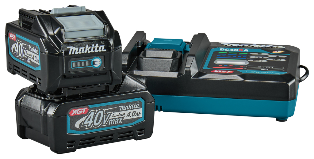 Sada Makita Xgt 2 akumulátory BL4040 nabíječka DC40RA 191L77-9