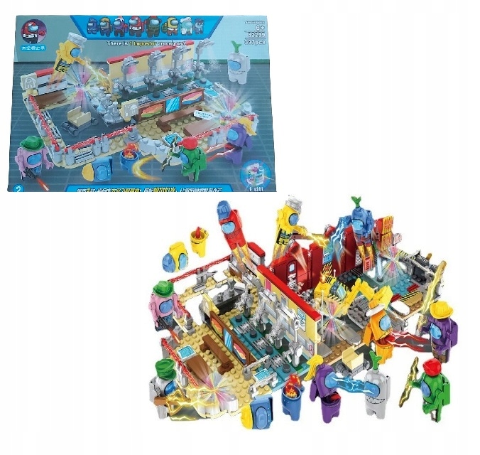 

Zestaw Klocków Klocki Among Us Stacja Baza 397 El.