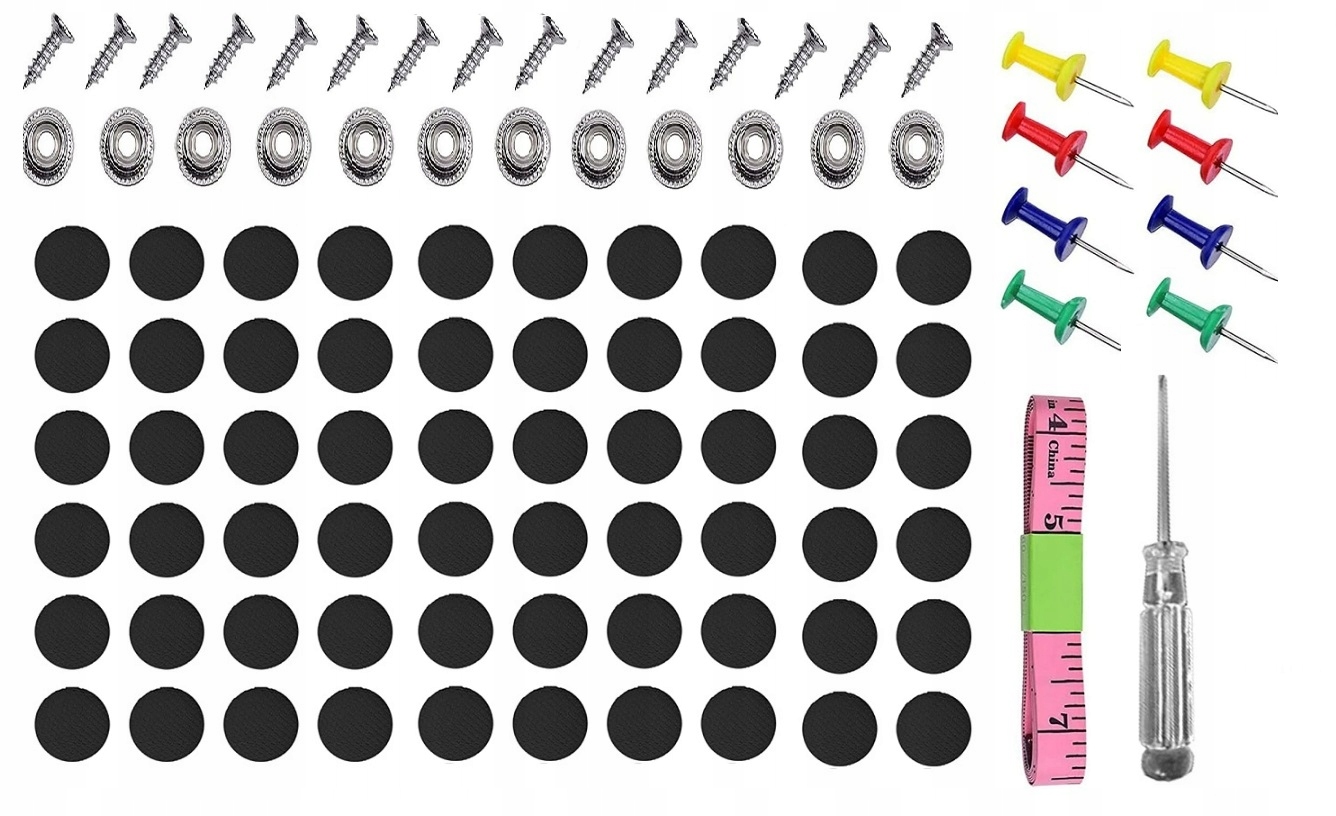 Zestaw do naprawy podsufitki samochodowej 70 SZT