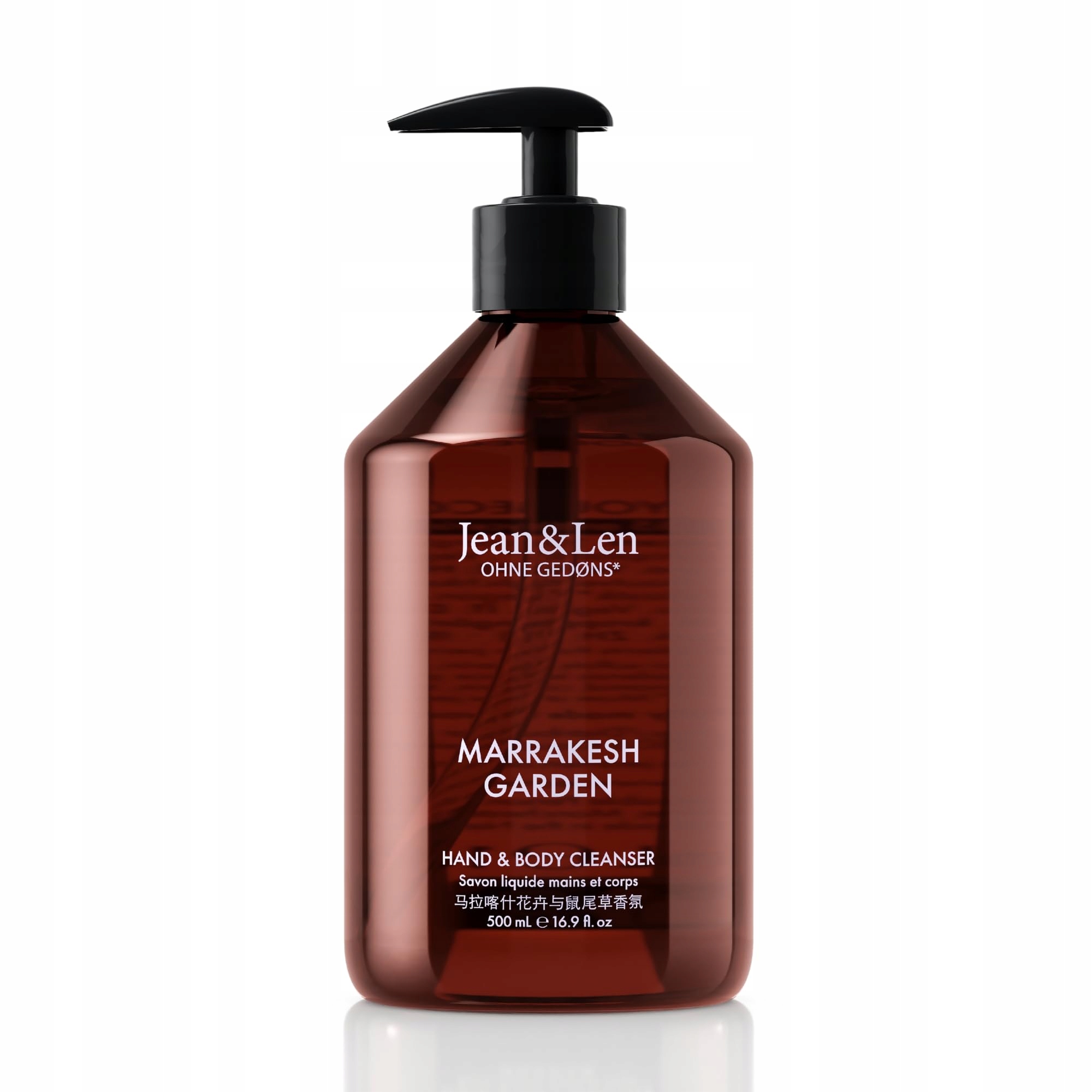 Jean & Len Gel na mytí těla a rukou Marrakech Garden 500 ml Veganský