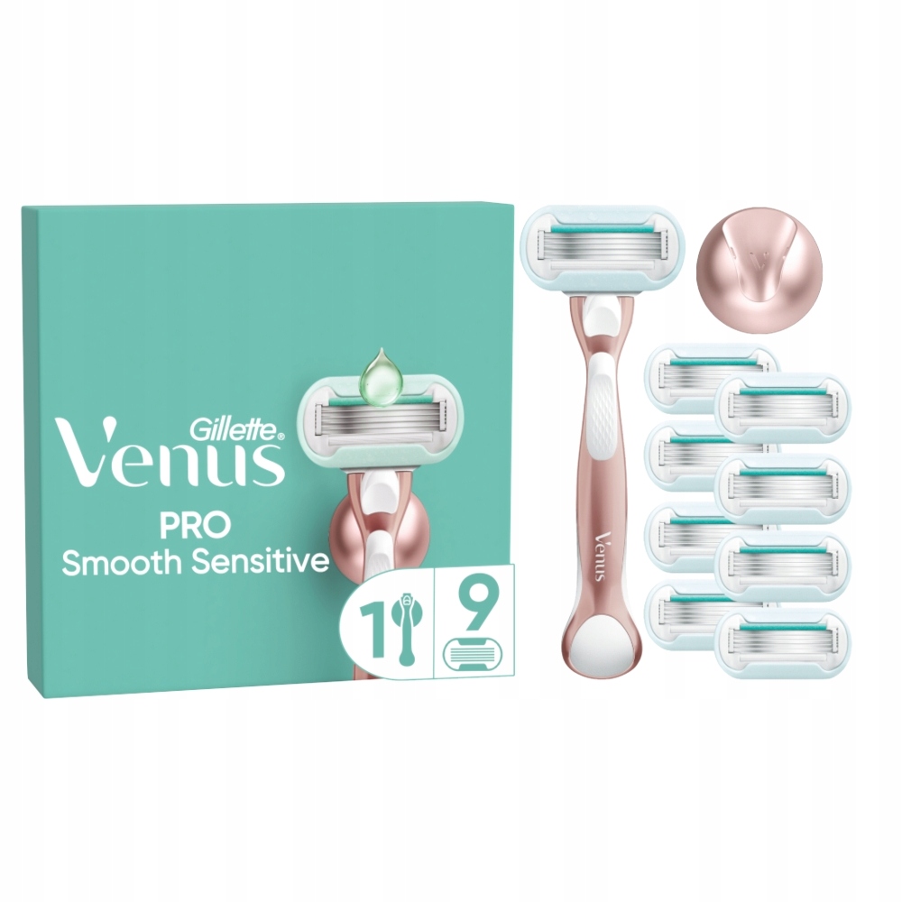 Maszynka do golenia Venus Smooth Sensitive dla kobiet Wkłady wymienne