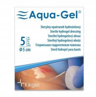 

Aqua-gel Opatrunek hydrożelowy krążek 5 cm 1sztuka