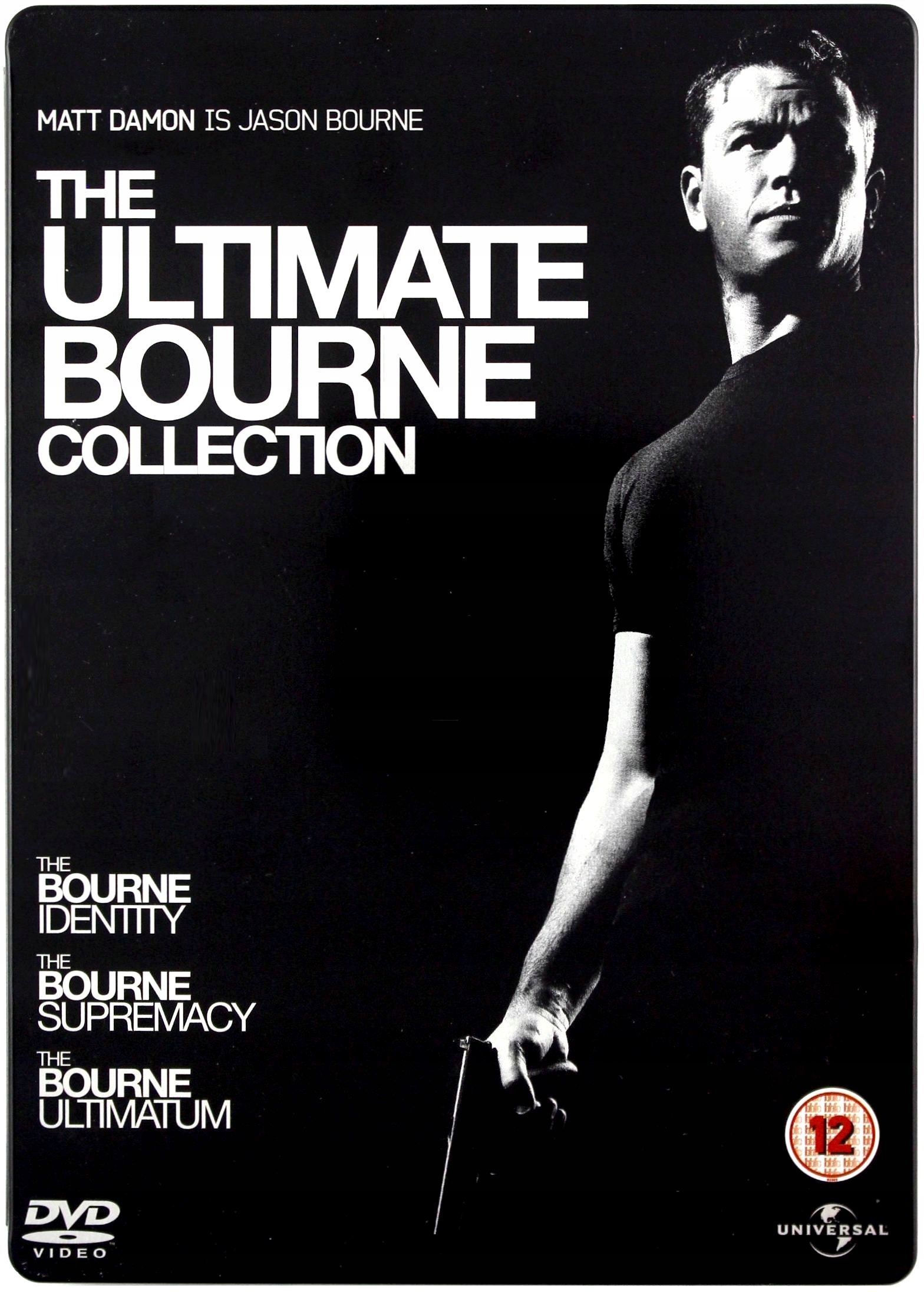 Kolekcja Bourne'a Steelbook 3DVD