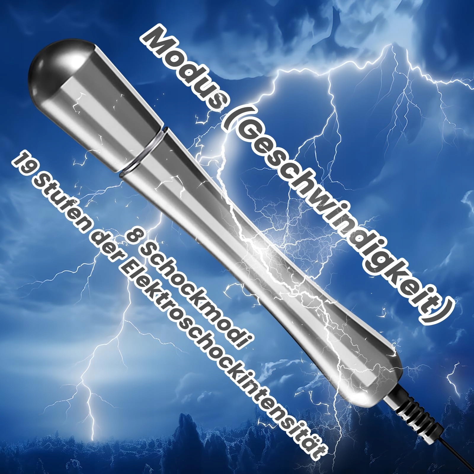 LYAMAIS Elektro Stymulator Prostaty Metalowy Plug Analny Zestaw SM — miniatura 2