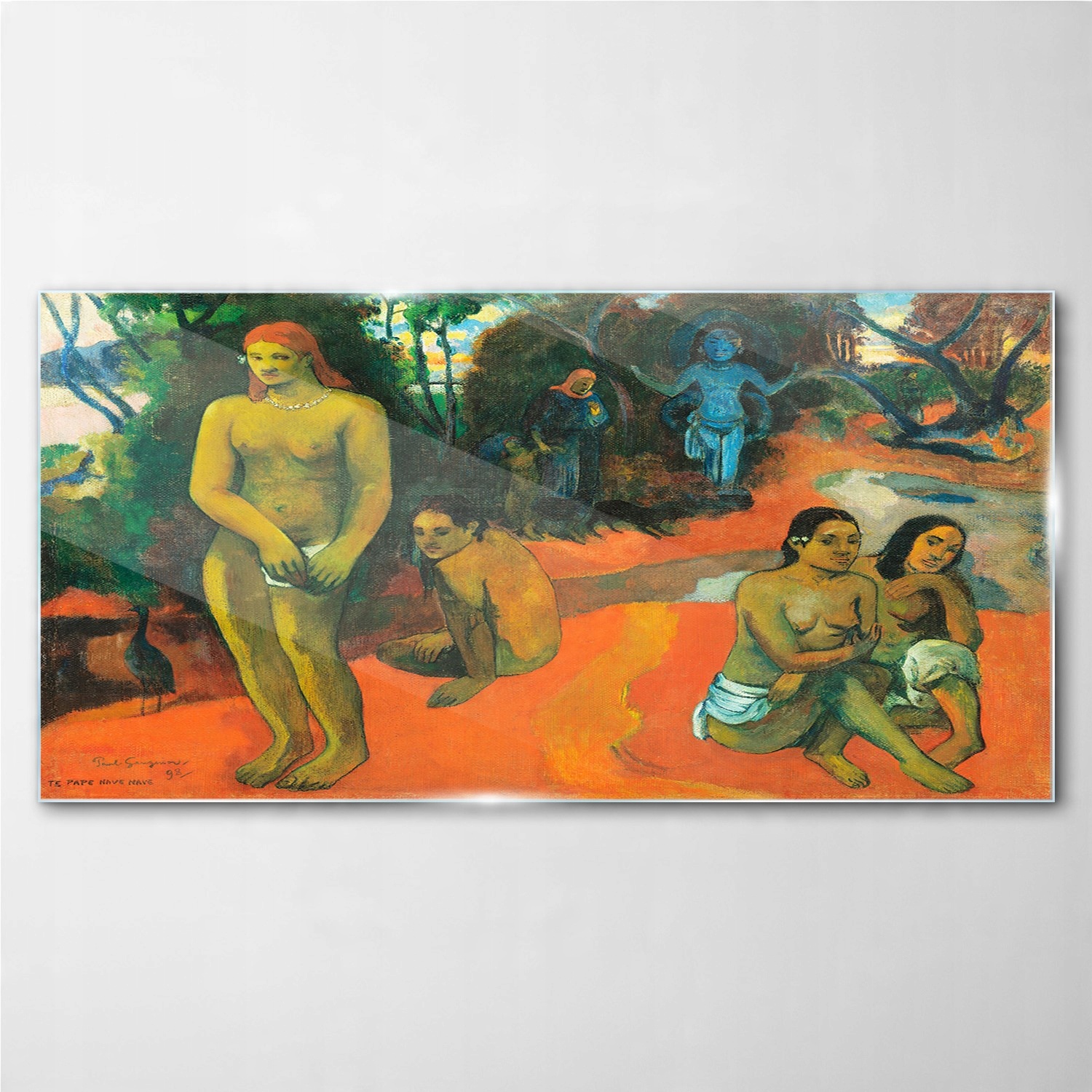 

Obraz szklany na ścianę Sztuka postacie 100x50 cm