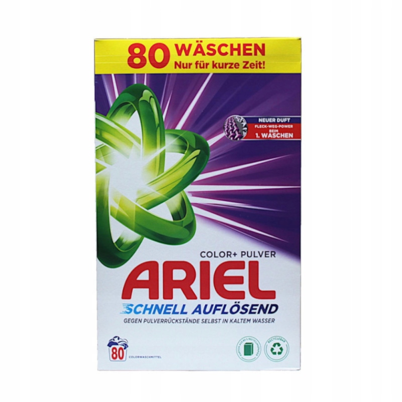 Ariel Color proszek do prania kolorów 4,8 kg 80 prań Niemiecki