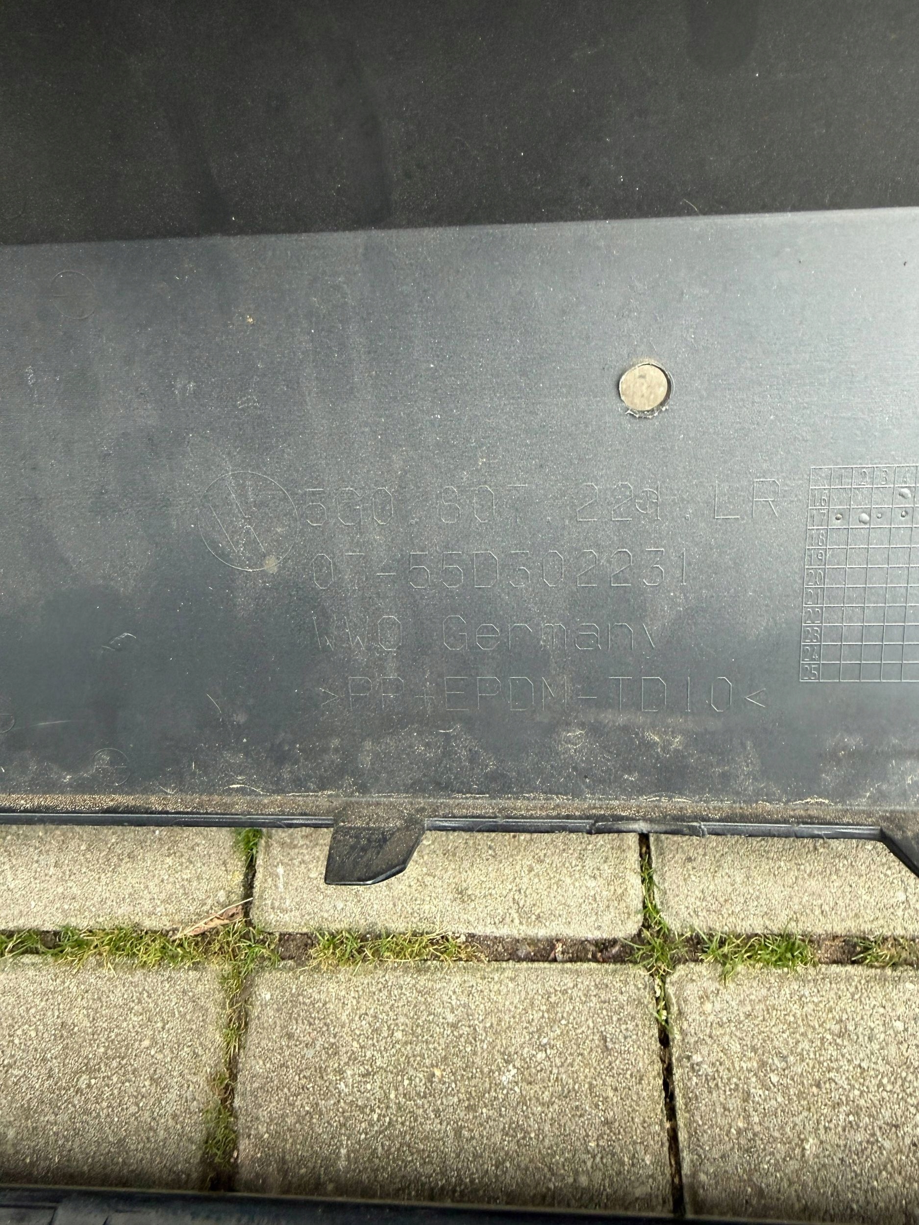 Volkswagen Golf VII 14- bumper front front