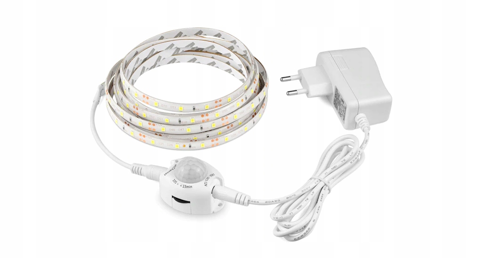 TAŚMA LED CZUJNIK RUCHU PIR POD ŁÓŻKO 1m 100cm EAN (GTIN) 5703524677264