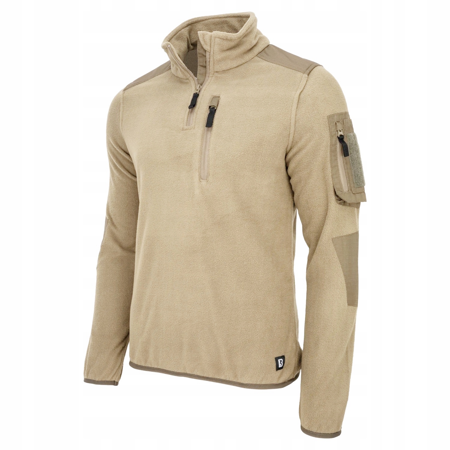 Mikina Fleecová Brandit Fleece Troyer Coyote XXL