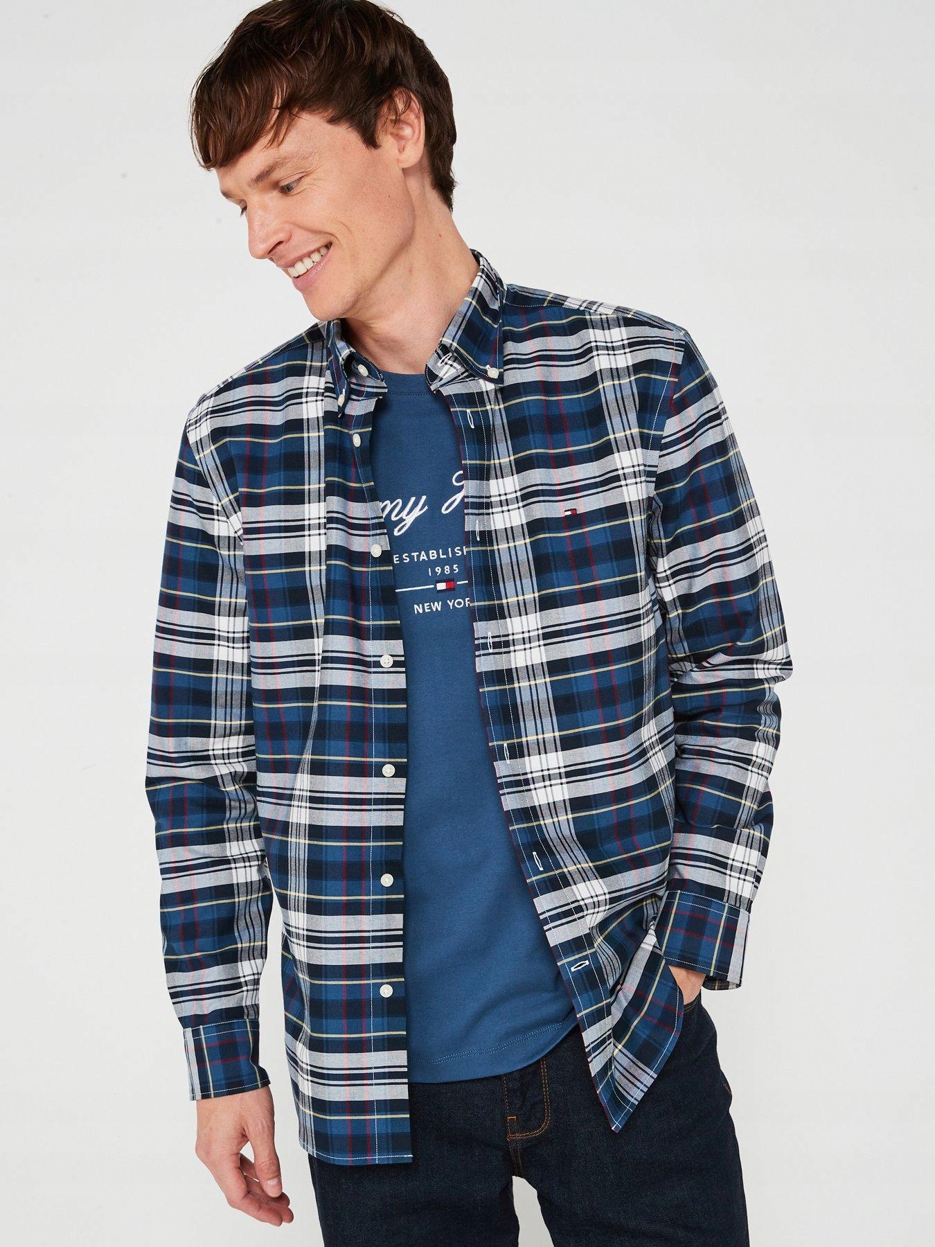 Tommy Hilfiger Kostkovaná Košile MW0MW37566 S