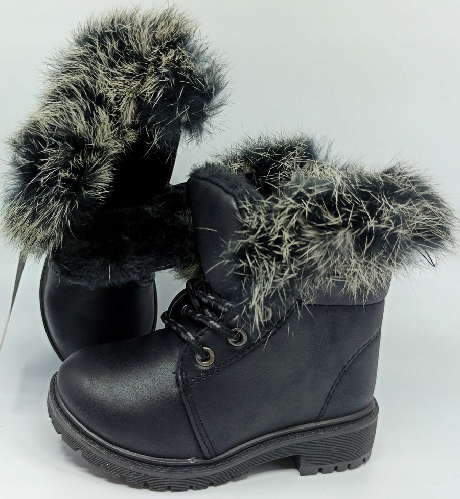 Kozaczki trapery z futerkiem r30 18,7 P5-93 czarne Bohater / Bajka brak