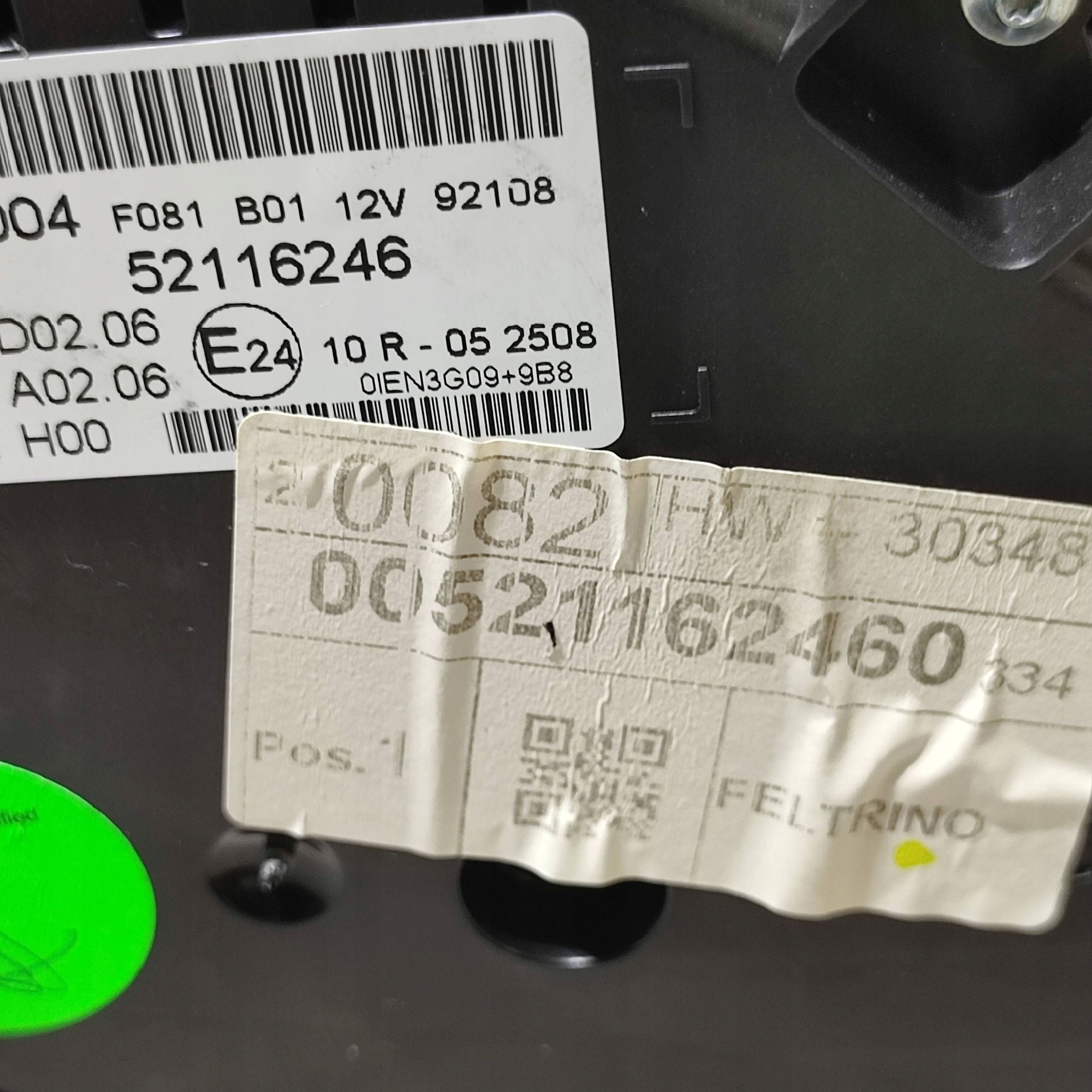 dials Fiat 500X 52116246