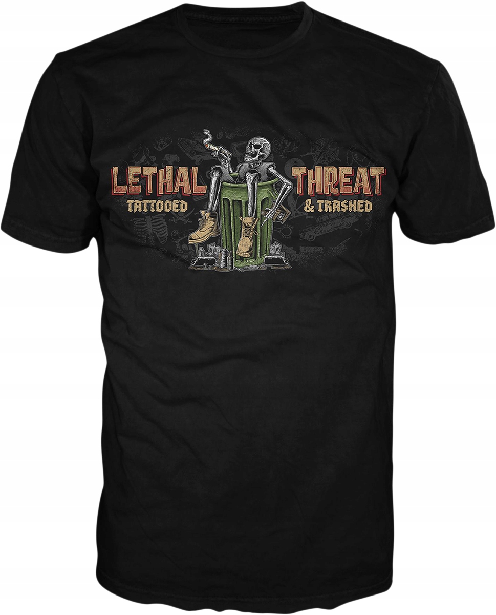 KOSZULKA TSHIRT LETHAL THREAT TATTED TRASHED r. M