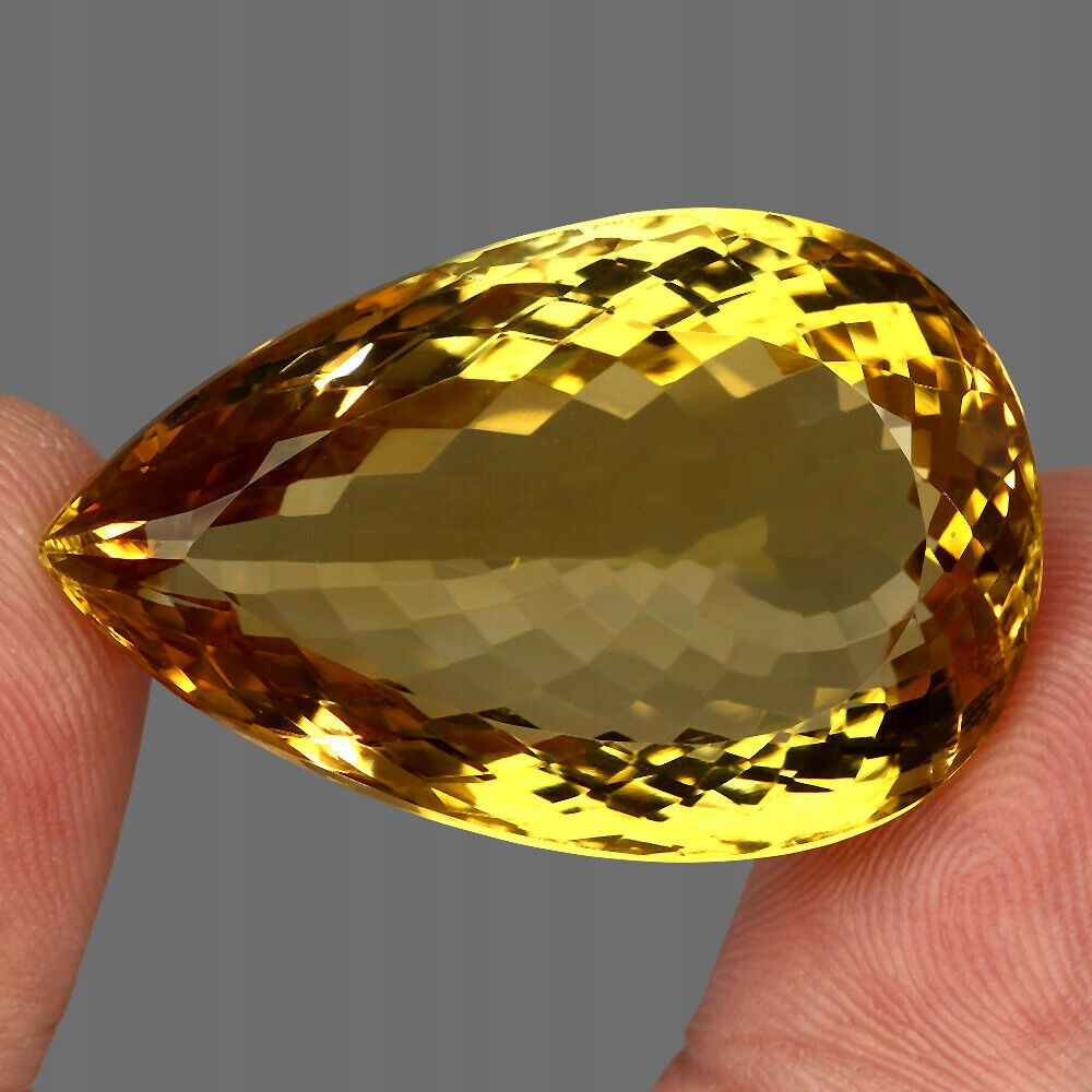 Citron přírodní kámen 77.65ct If Aaa obrovský