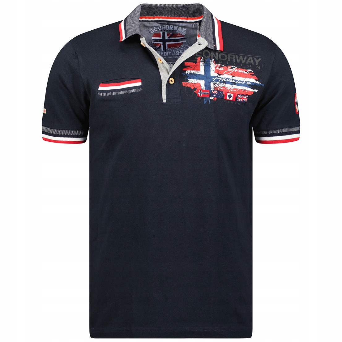 Geographical Norway polokošile pánská Krusty Men L tmavě modrá