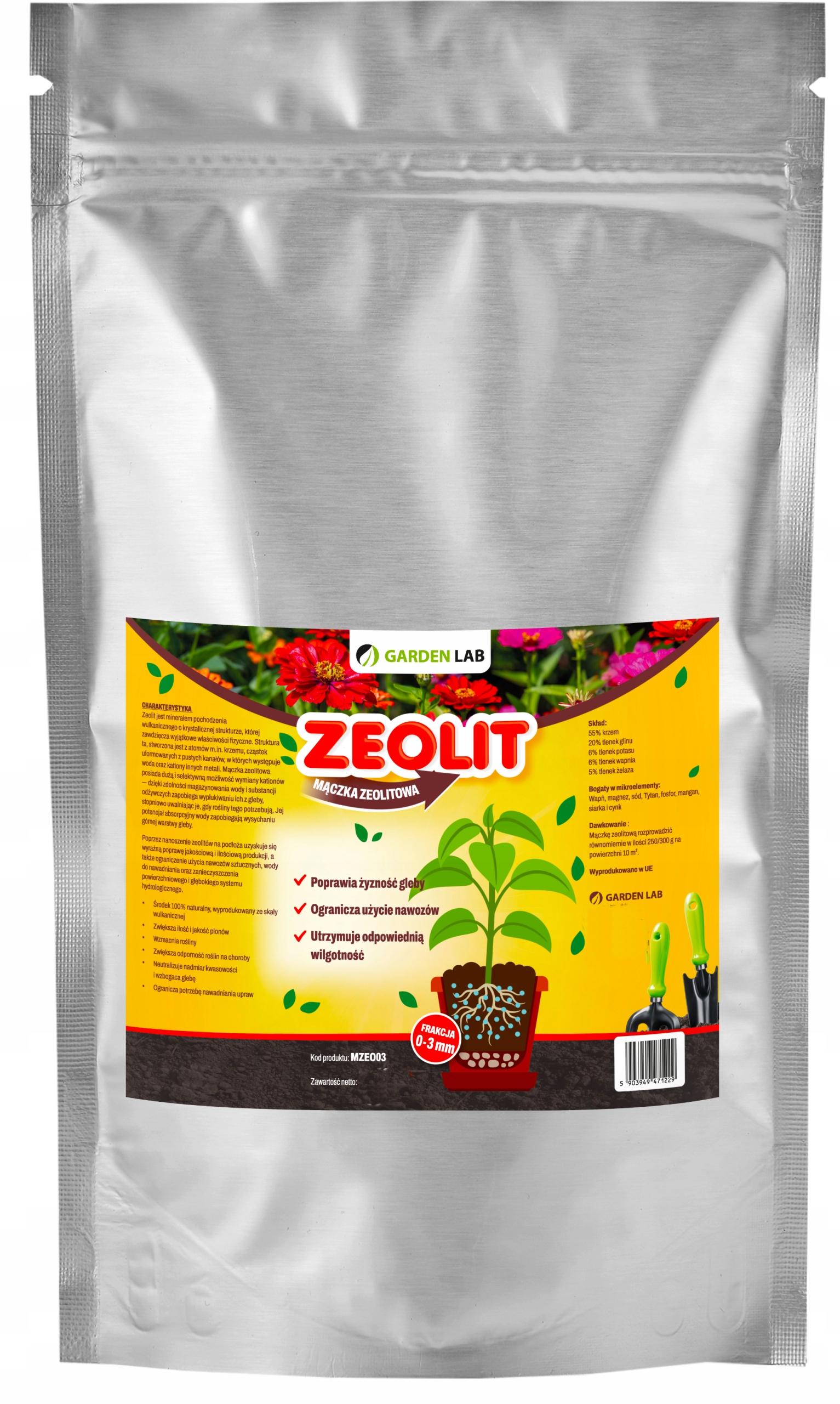 

Mączka Zeolitowa 10KG Wzmacnia Rośliny Żyżna Gleba