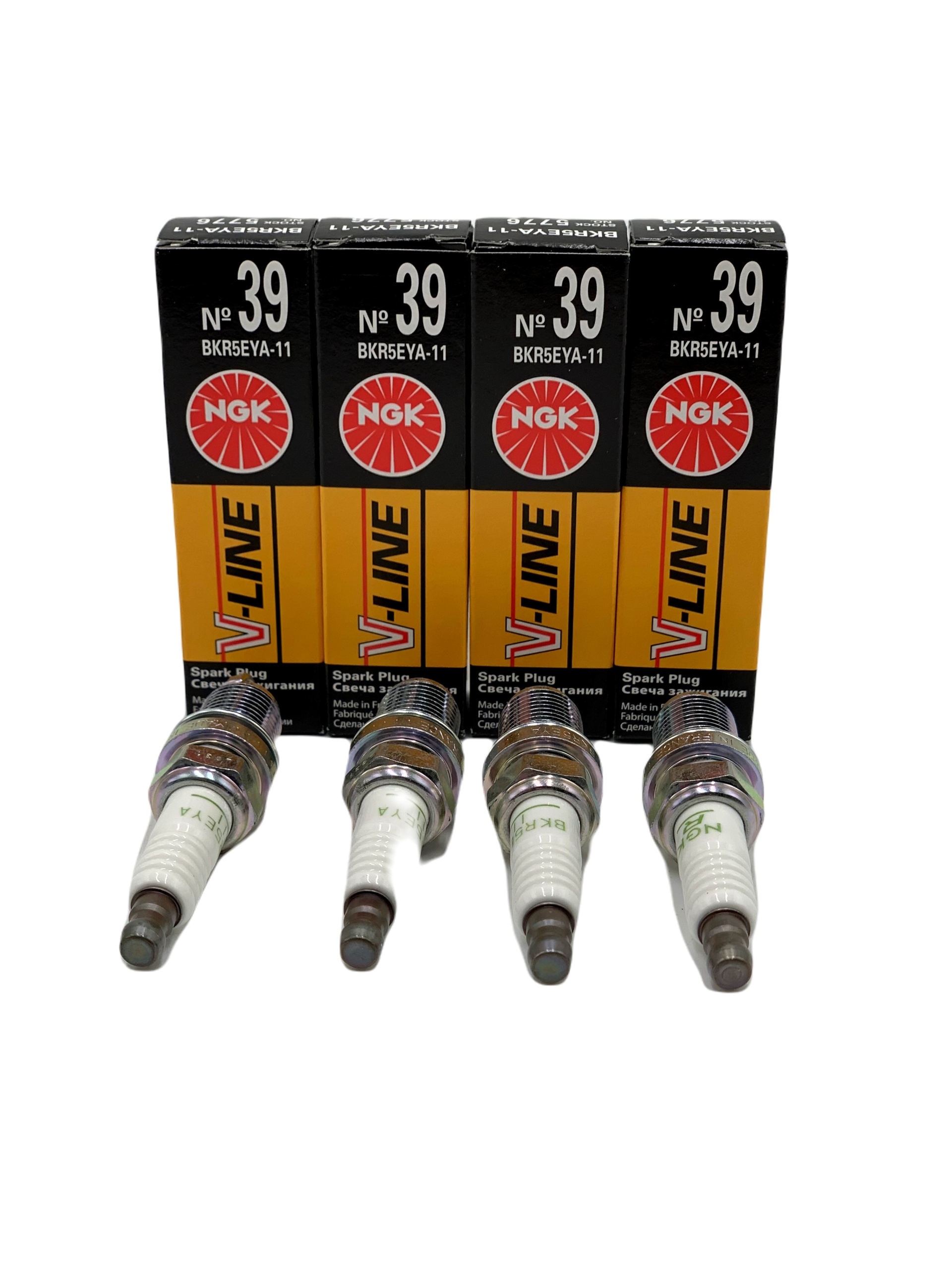 4x NGK ŚWIECE BKR5EYA-11 V-LINE 39 TOYOTA COROLLA E12 1.4 1.6