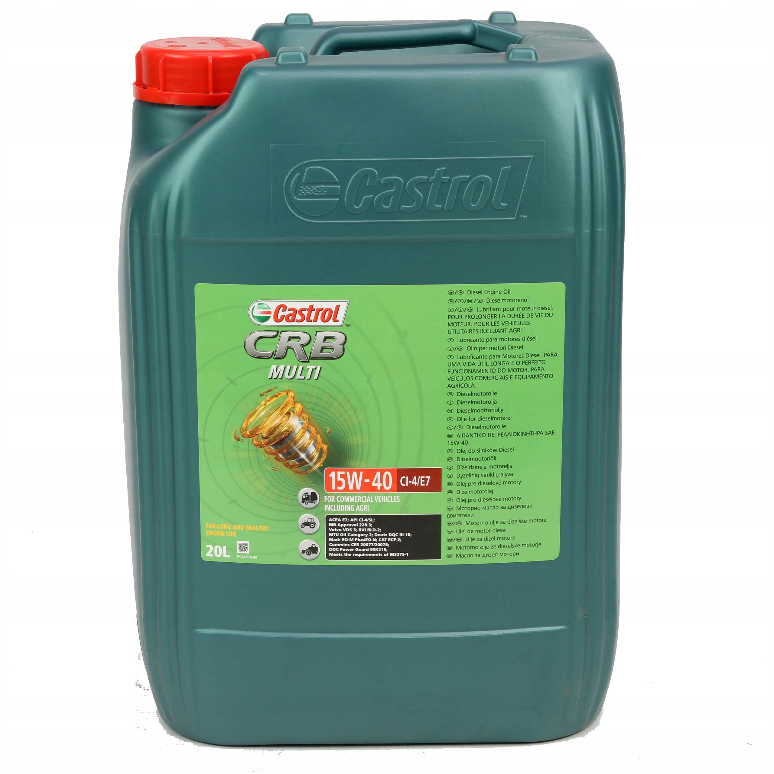 OLEJ CASTROL 15W40 20L CRB MULTI CI-4 / CASTROL