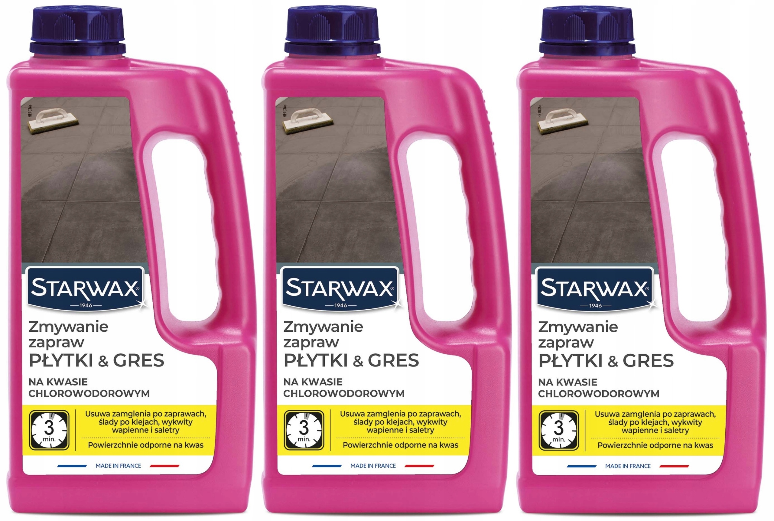 Levně 3xSTARWAX Mytí Mělkých A Gresových Malt 1 L