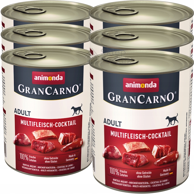 Levně Animonda GranCarno Adult Set 6x800g Multi Mix Masový