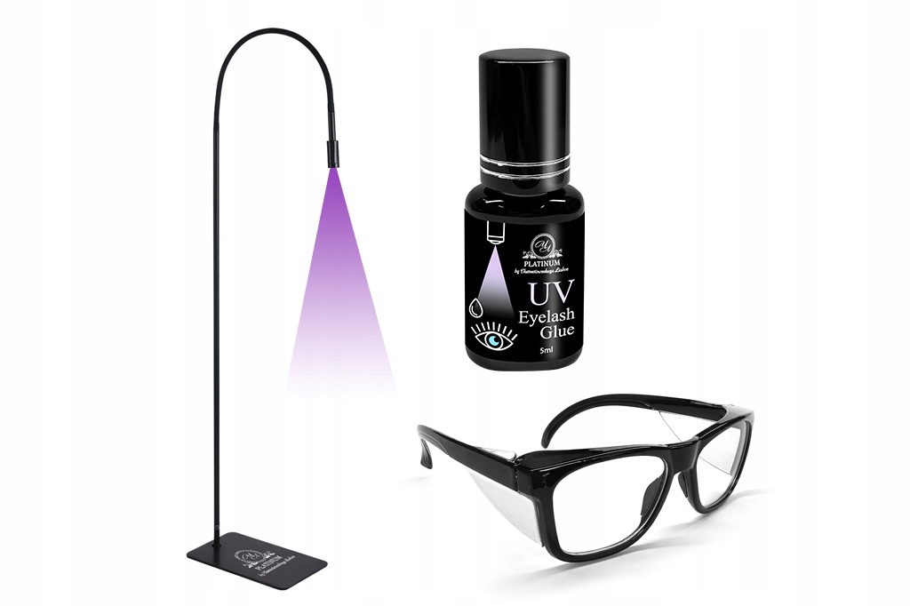 OKULARY DO PRACY Z LAMPĄ UV Marka Platinum