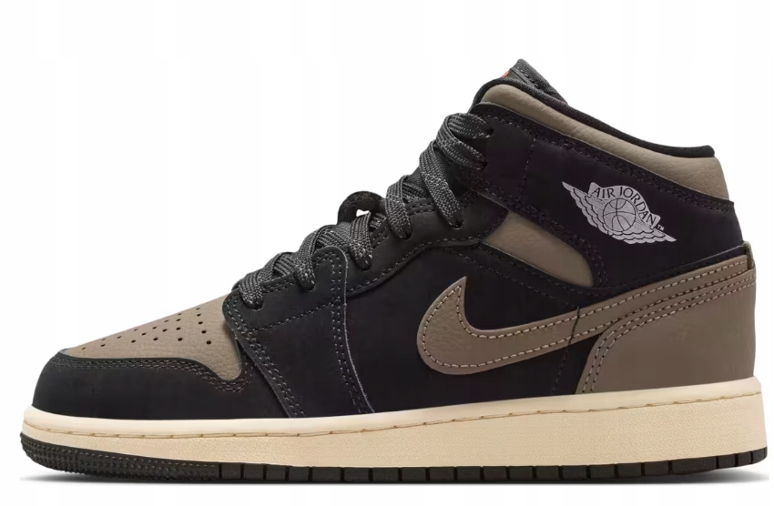 Nike Air Jordan 1 MID buty młodzieżowe sportowe skórzane
