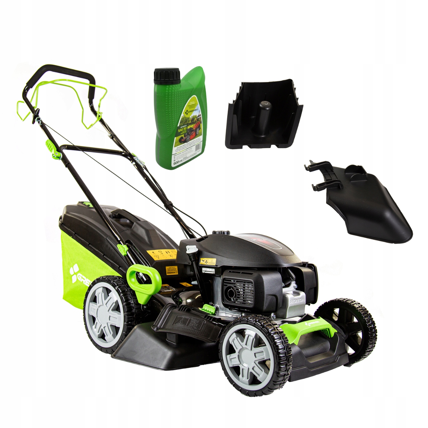 Greenso Kosiarka spalinowa z napędem, 46CM, silnik Honda GCV170 4,8KM +olej