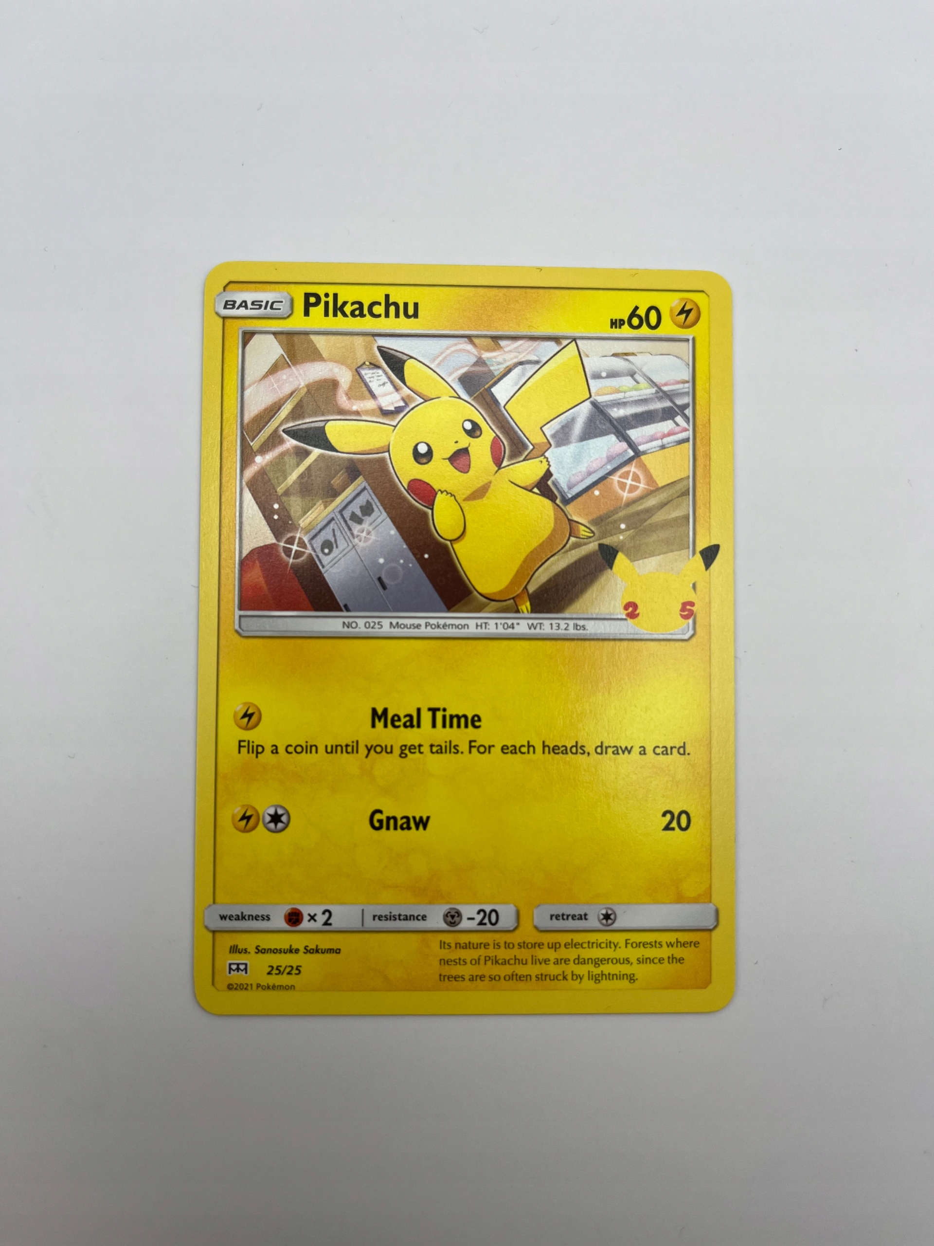 ポケモンカードゲーム pokemon card Pikachu McDonald's Promo McDonald s Promo Card Pack 2025 Pikachu 020/M-P Japanese Pokemon